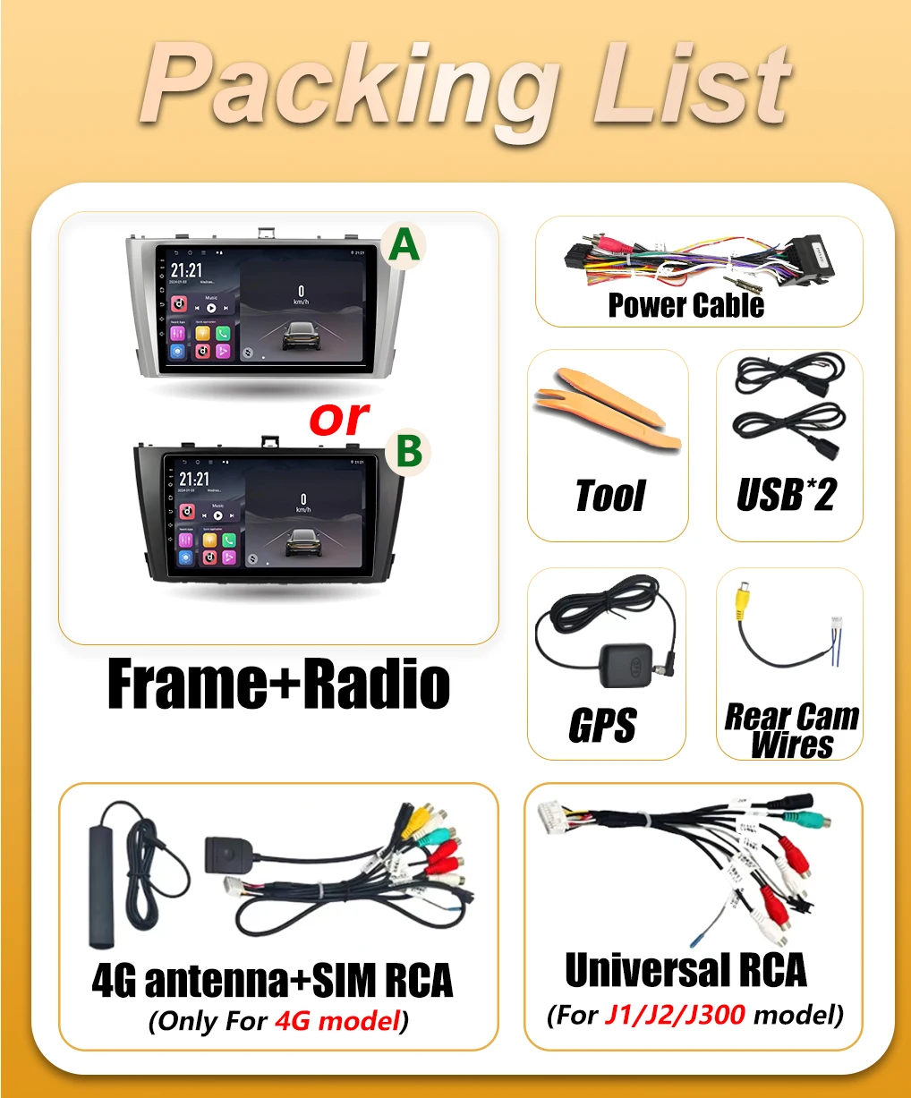 Android 16 Car Radio For Toyota Avensis T27 2009 - 2015 Multimedia Player Autoradio BT Carplay Auto  Screen 2din GPS Stereo DSP view 6