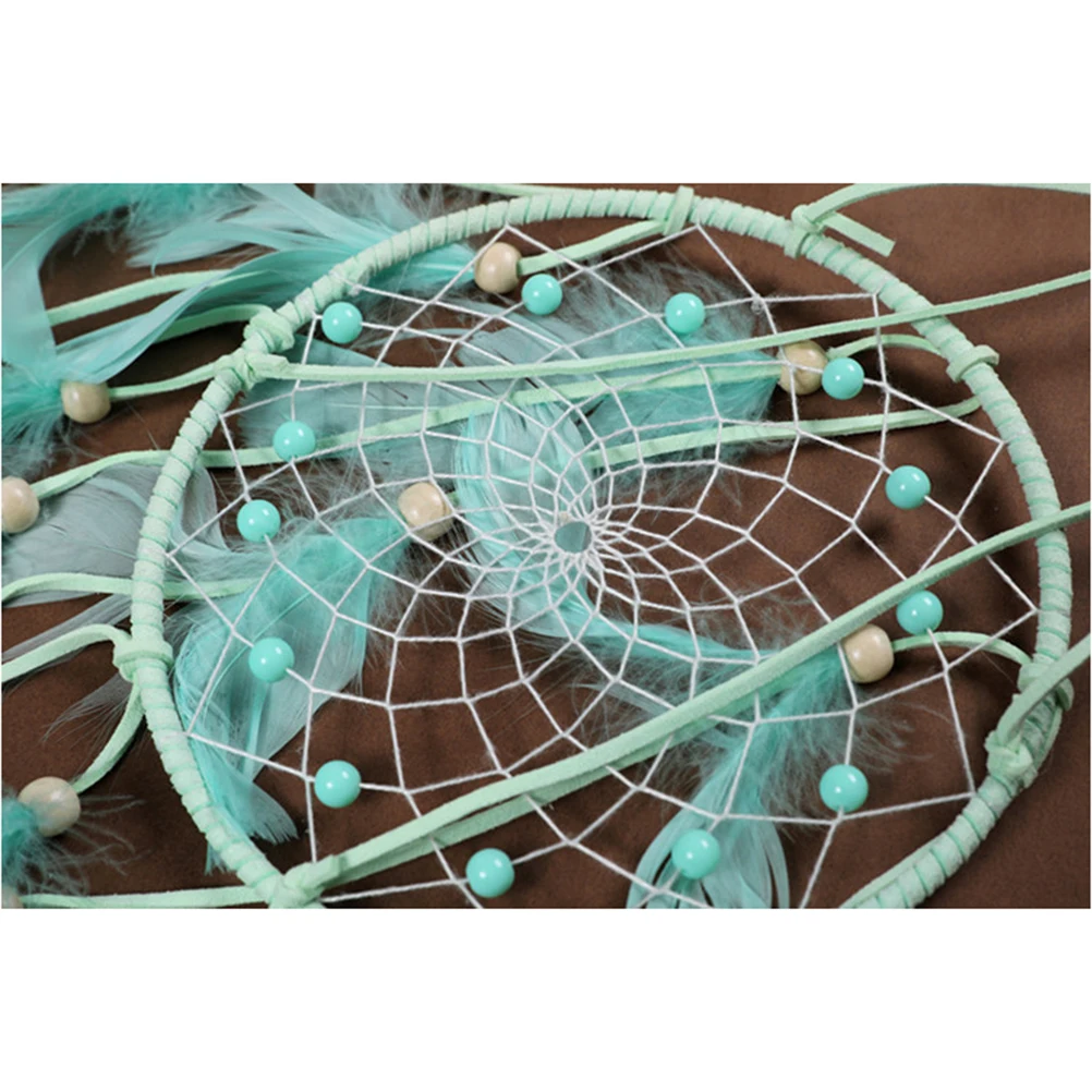 

Dream Catcher Lantern Light Green Pendant Creative Heart Decor Living Room Party Gift Indian Style Sweet Wind Chime