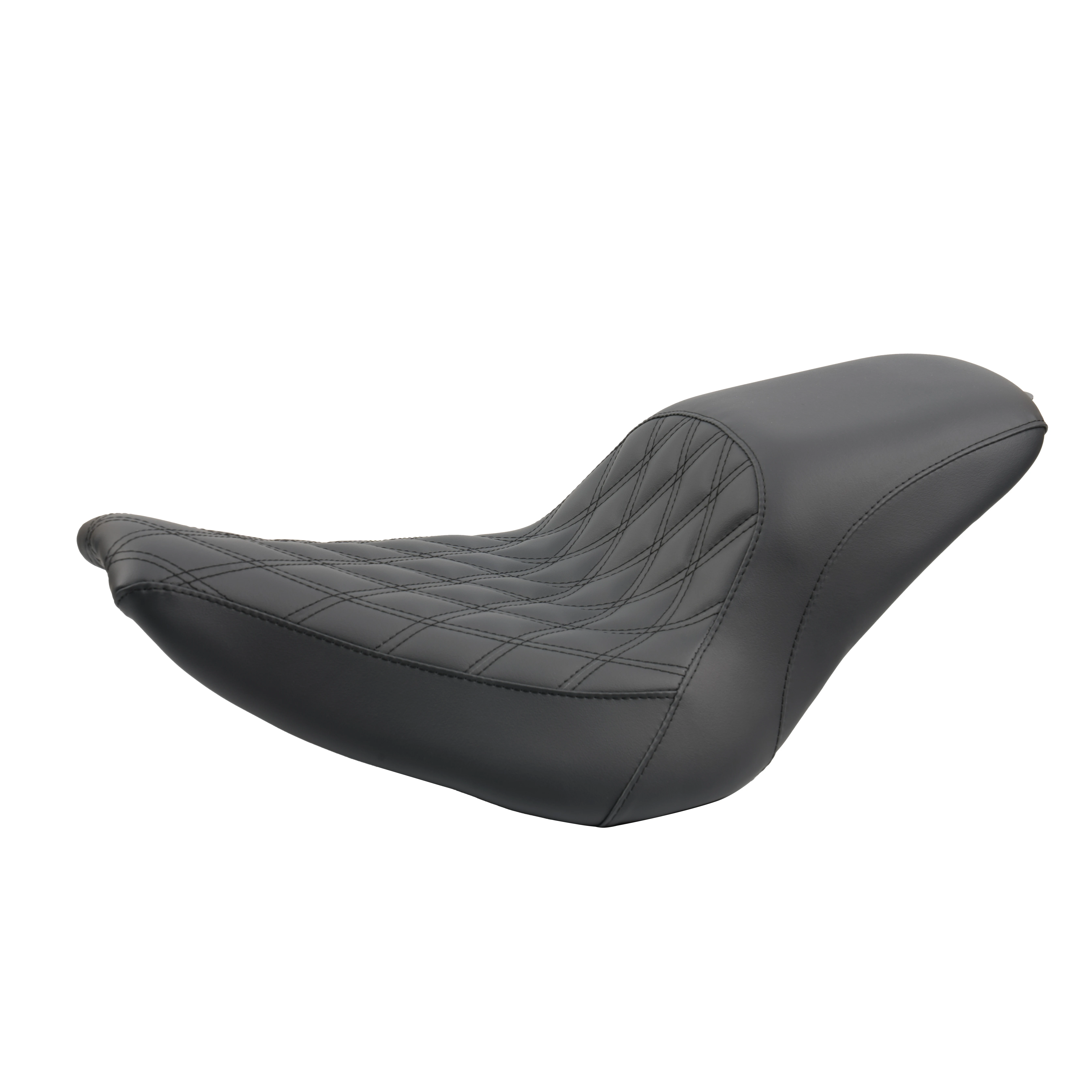Motorcycle Low-Profile Seat Double Seat Cushion Fits Short Rear Fender Hoprousa Softail 2018-2024 Breakout Fat Boy FXBR FLFB