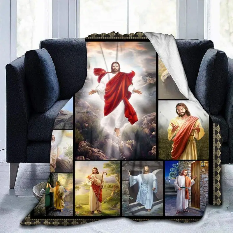 Christmas Jesus Throw Blanket Bed Throw Blanket Christmas Blanket Super Soft Home Decor Throw Blanket Virgin Mary Christmas