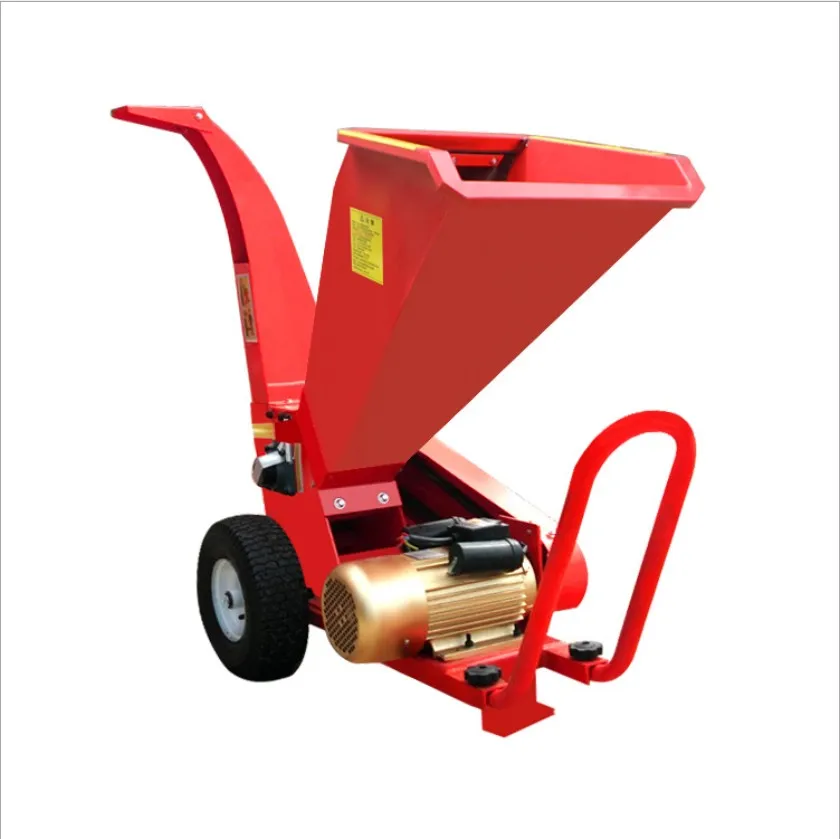 CE Certified Tree Stump and Biomass Branches Crusher Wood Chips Grinding Machine with Gear Core Components