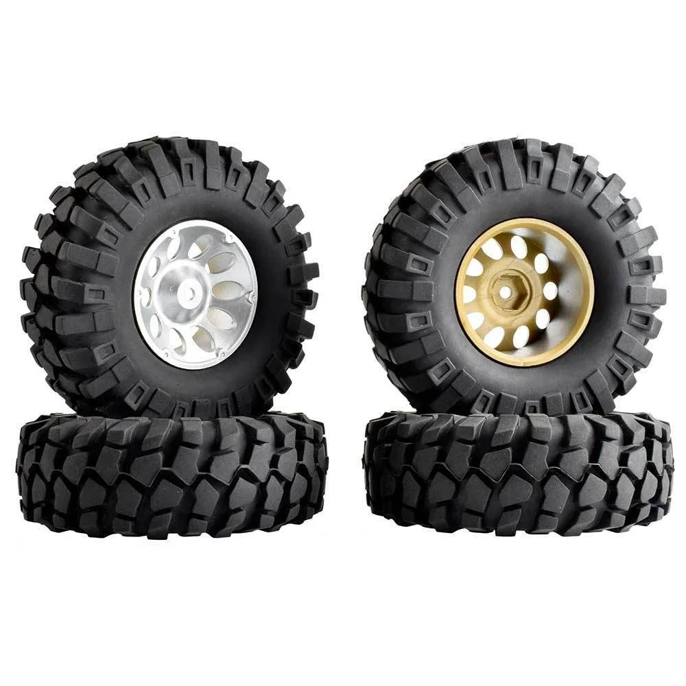 RC Rim06S-7006L Rubber  Tires 108mm & Wheel sets RC 4WD Axial Rock Climbing