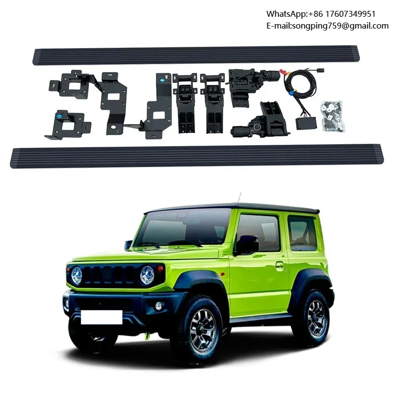 Noble Customized Aluminum Alloy Automatic Electric Foot Pedals Power Running Boards for Suzuki Jimny 2 Doors Side Step 2019