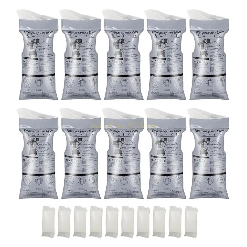 

J0MA Car Emergency Urine Unisex Leakproof Travel Urinal Bag Mobile Toilet