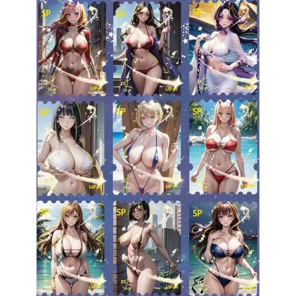 Goddess Story Beautiful Teenage Girl Sexy Card Nude Uniform Black Silk Pasatiempos Para Adultos Girls Loli Blind Box Toy Gifts