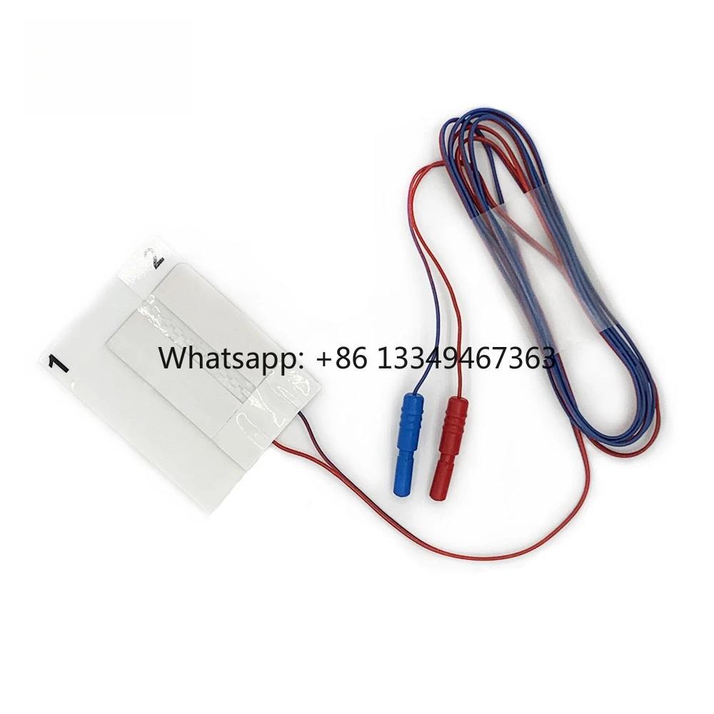 Disposable 1-Channel 6.0-7.0 mm Laryngeal Surface Electrodes Copper Wire Cable PVC Electrical