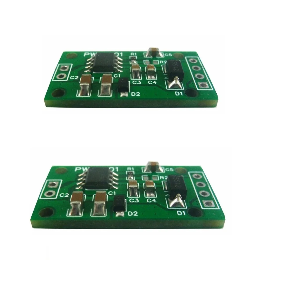 2PCS DAC Module PWM to 0-5V/0-10V Frequency to Voltage converter for Smart Mome Motor Speed Regulation LED Dimming