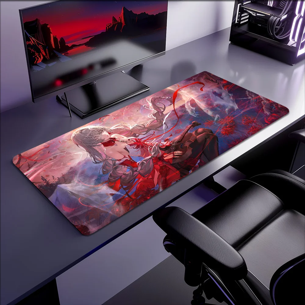 Phrolova Wuthering Waves Game Mouse Pad Non-slip Thickened Large Writing Lockedge Office Student Gaming Cushion MousePad