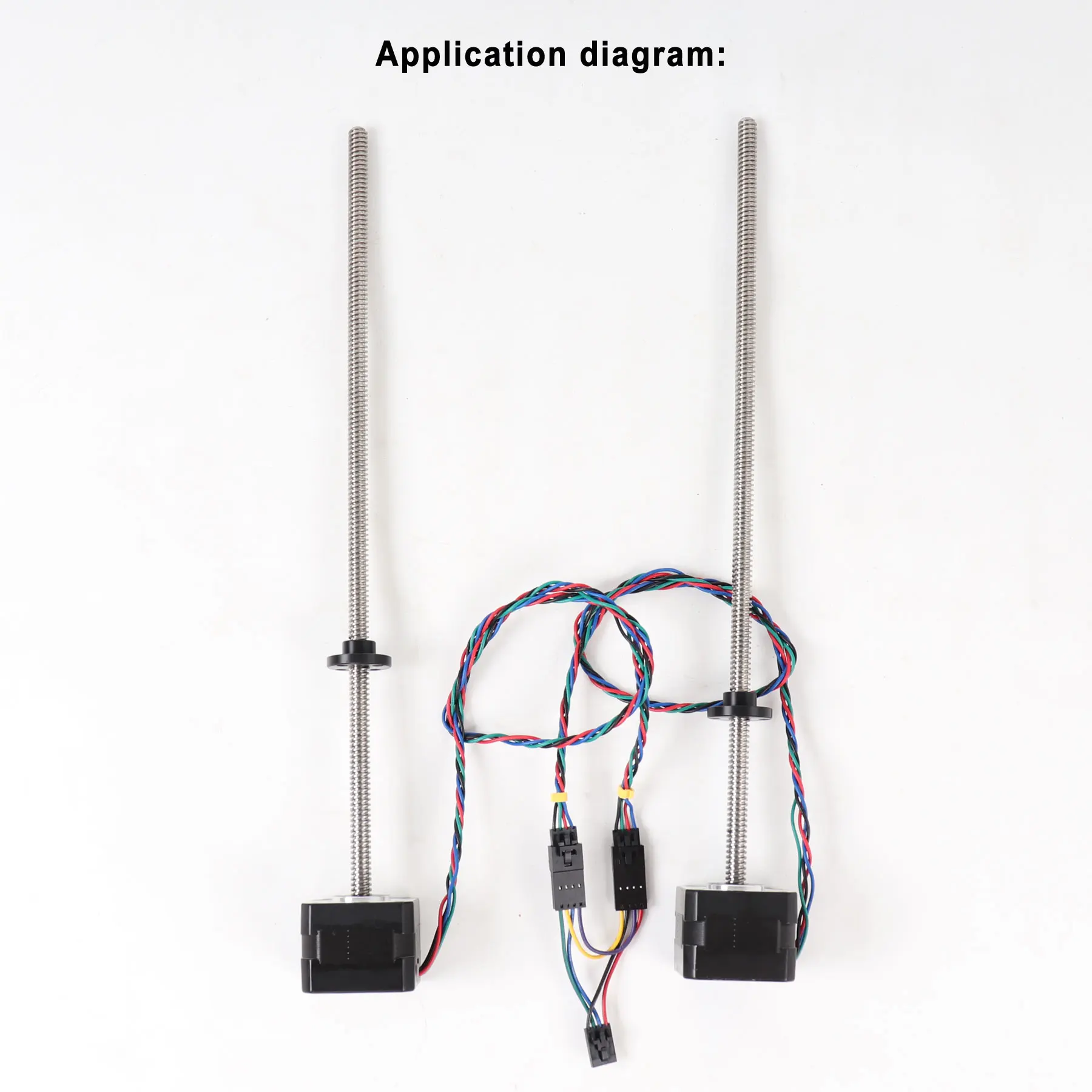 Blurolls 3D-printer dubbele Z-as motorkabel voor Prusa MINI Upgrade Extra één Z-as motor