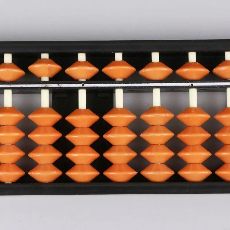 2pcs 17 قضبان أرقام قياسية Abacus soroban الصينية اليابانية لحساب الأداة الأداة المبتدئين مبتدئين