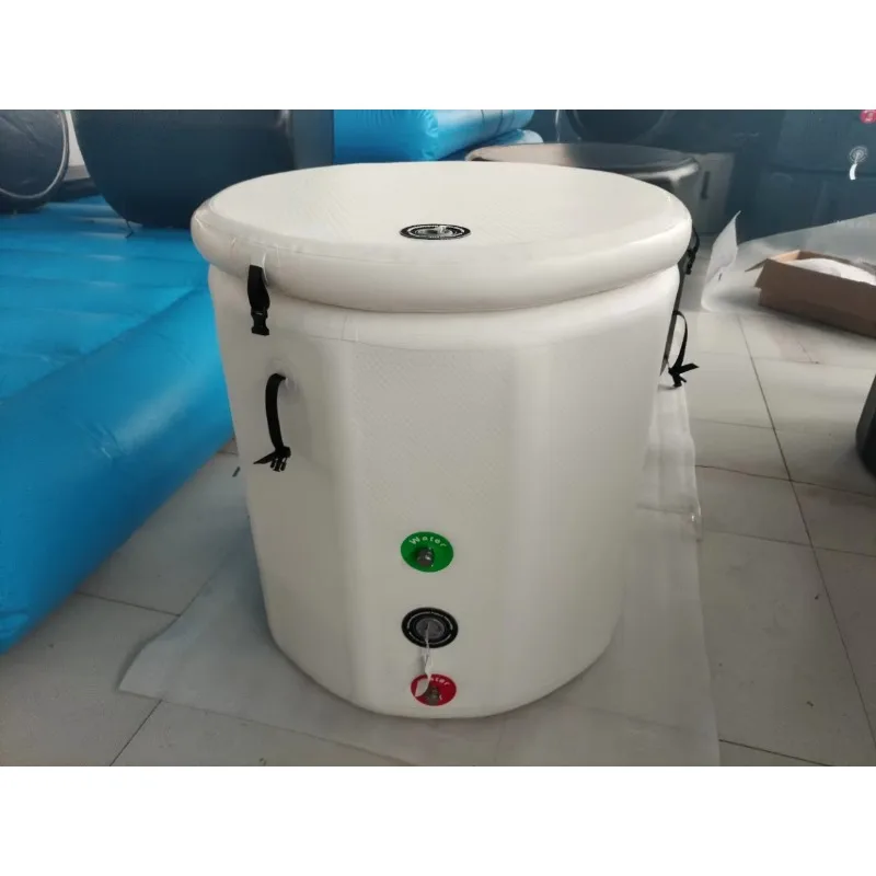 Factory High Quality DWF Inflatable Cold Plunge Tub for Ice Bath Recovery Ice Barrel   Cold Plunge for Indoor and Outdoor