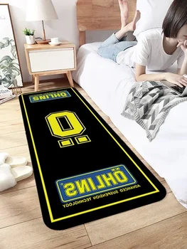 3D koberec s logem motocyklu H-HRC-H-HONDA s potiskem, protiskluzový koberec do obývacího pokoje, podložka na jógu, venkovní koberec, dárek k narozeninám 8 nejlepší prodej motocyklové koberce - №4