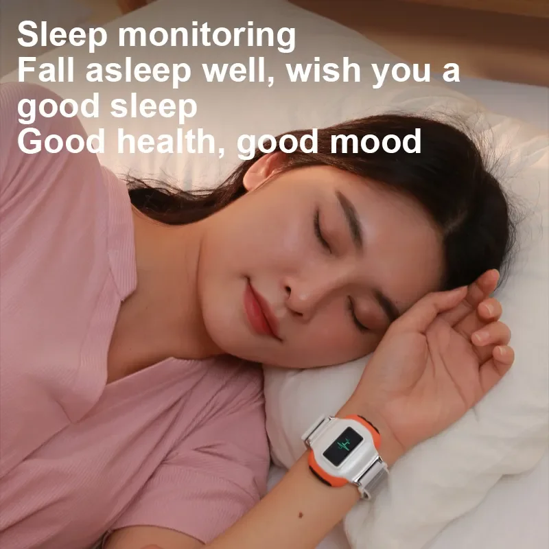 

2023 New Sleep Moniter Fitness Tracker Heart Rate Pulse Detector Smart Bracelet Sleeping Aid Watch