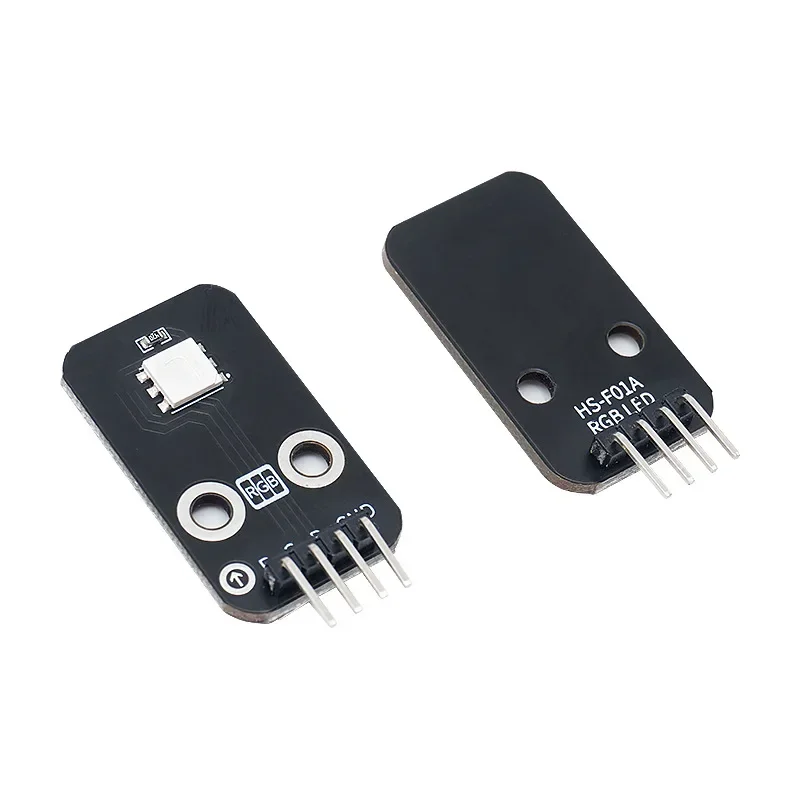 RGB three-color full-color LED light module accessories compatible with Arduino kit MCU 51 development board sensor