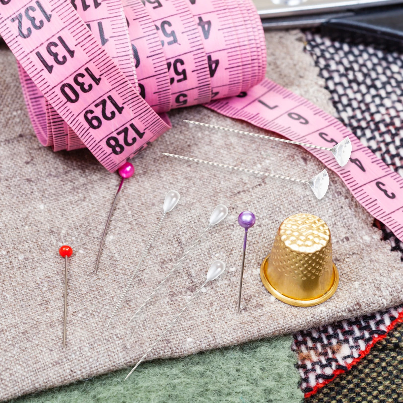 

2 Boxes Decorative Bouquet Pins Unique Steel Wire Supplies Sewing Locating Pin Straight Pin Crafting Sewing Supplies