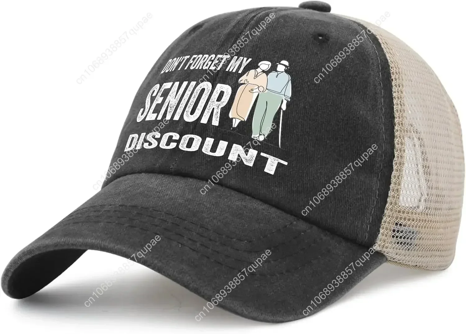 Dont Forget My Senior Discount hat Mens Humor Funny Old People caps Womens caps Cute for Plumber