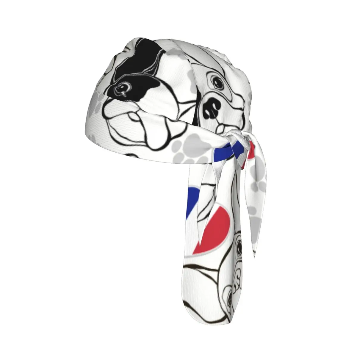 

Bicycle Headband Cap French Bulldog Cycling Headscarf Quick-dry Sun-Protective Hat Head Scarf