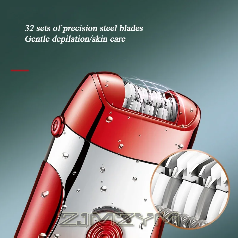 جهاز إزالة الشعر الصغير 3 في 1 ABS IPX5 مقاوم للماء وقابل لإعادة الشحن، ماكينة إزالة الشعر الكهربائية للنساء