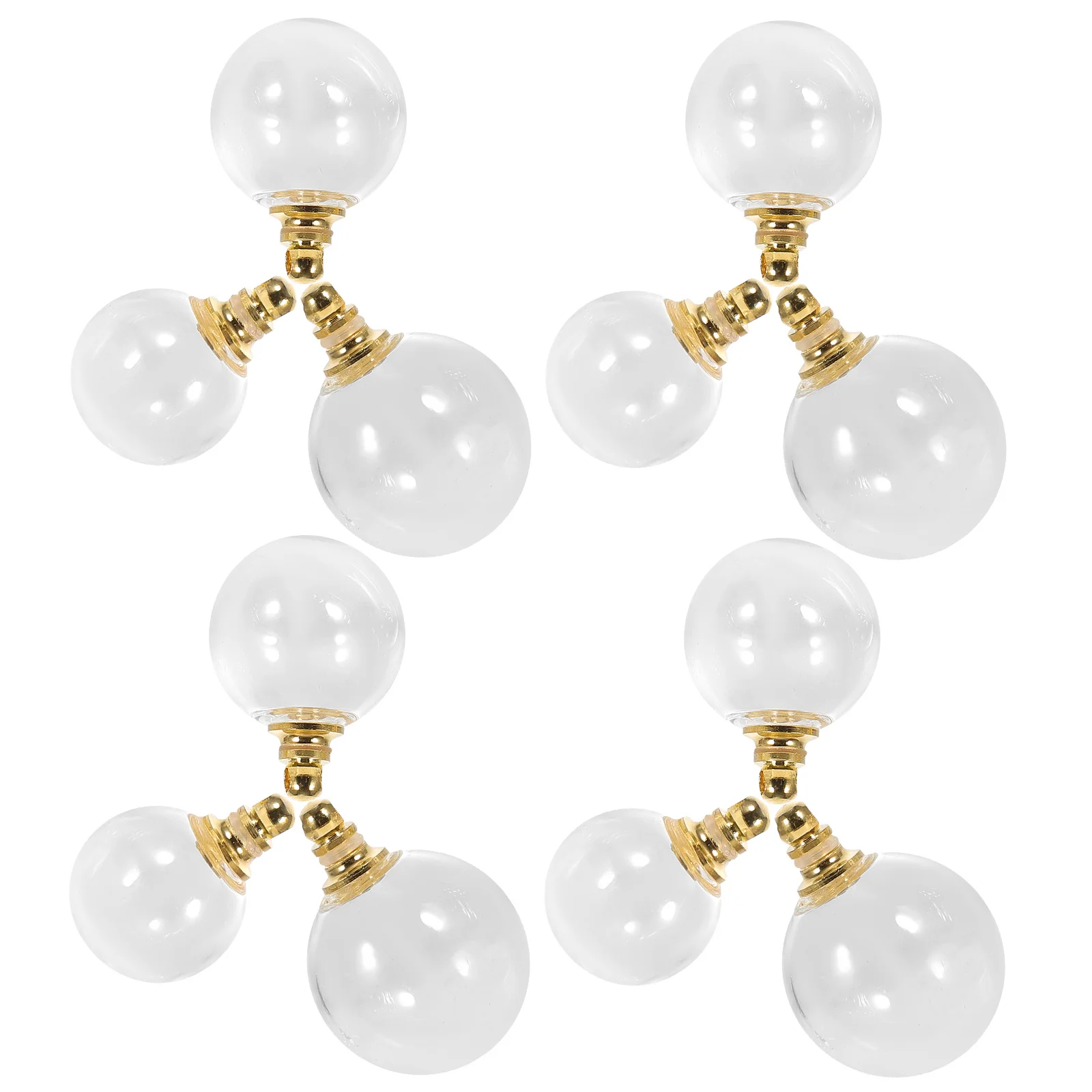 

24Pcs Crystal Glass Ball Pendant Clear Mini Charms DIY Necklace Bracelet Jewelry Making Supplies Mini Charms DIY Supplies