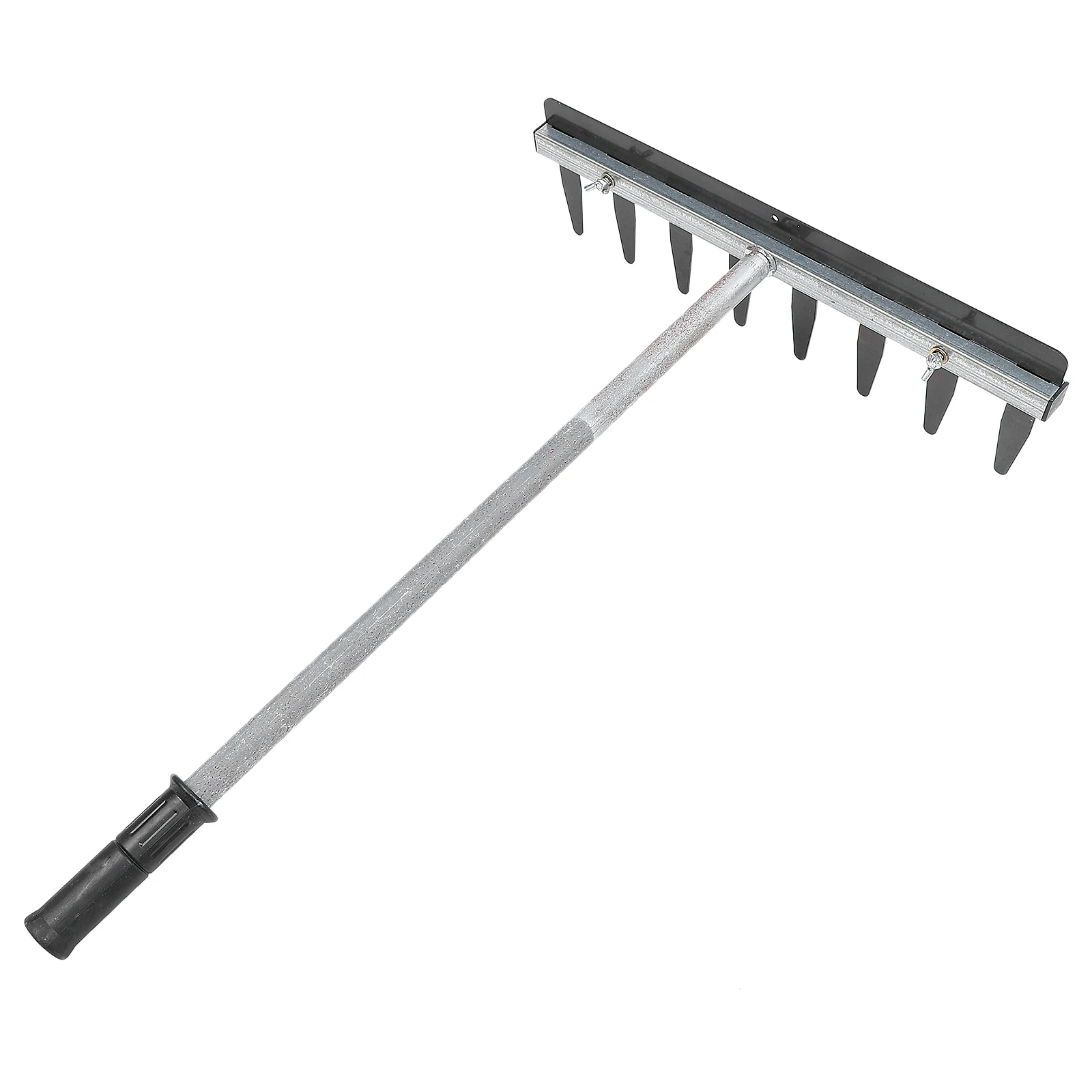 

Aluminum Alloy Rake Sand Flat Tool Durable Safe Anti Slip Handle Lightweight Portable Storage Landscape Leveling Shovel Spade