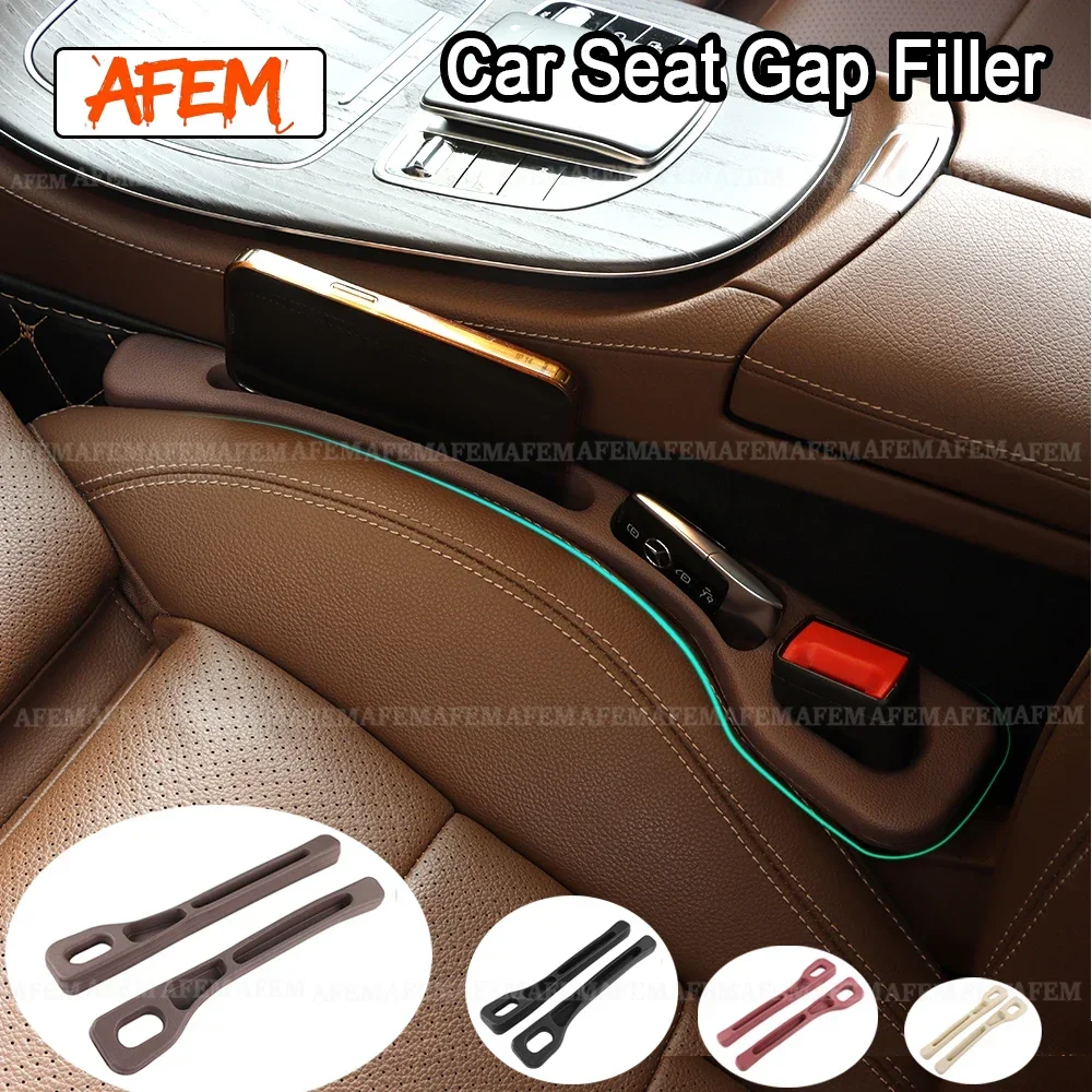 2Pcs Car Seat Gap Filler Side Seam Plug Strip Leak-proof Filling Strip For All Car Model Wallet Phone Holder Car Accessories