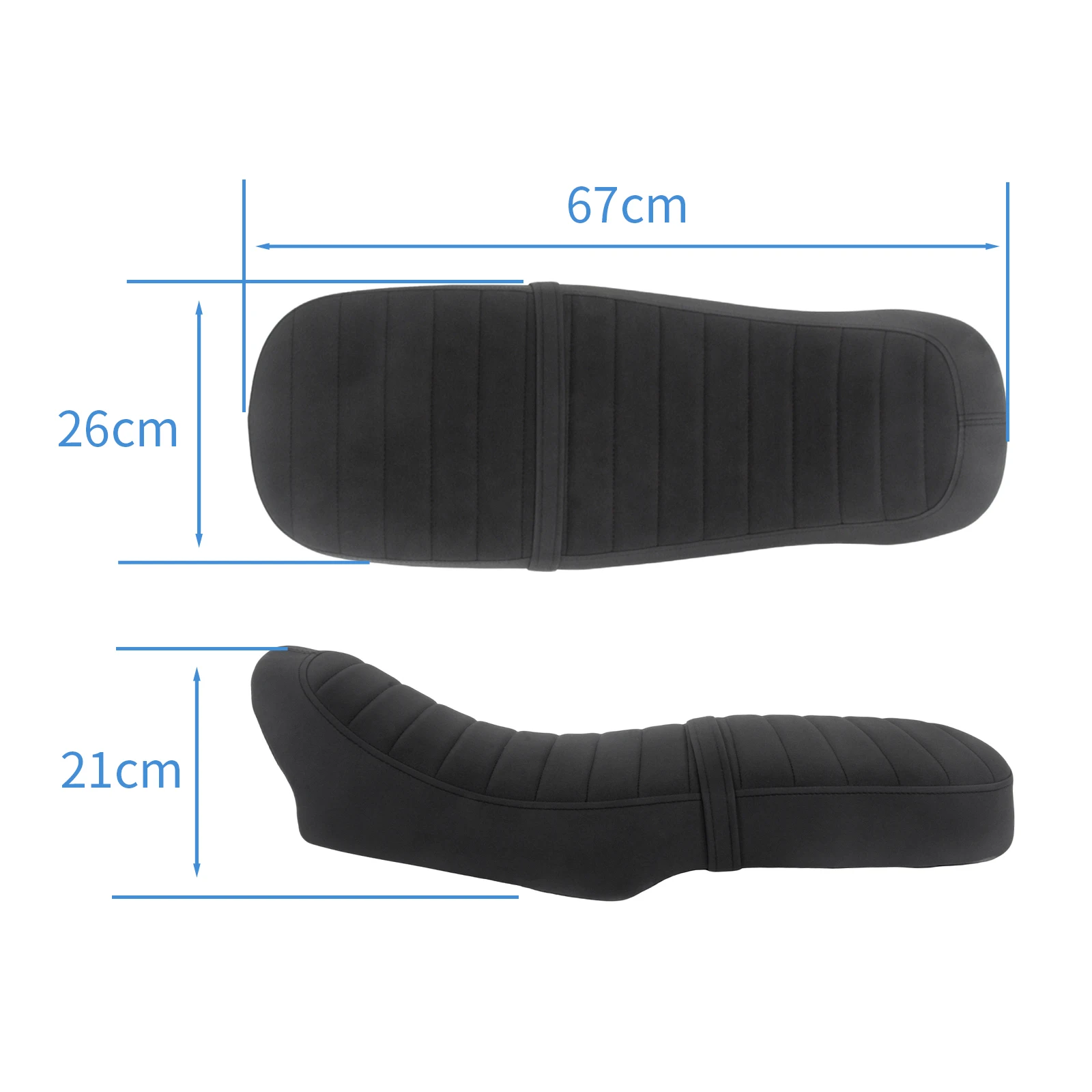 Oldbones Cafe Racer K Serie For BMW K100 Motorcycle Seat Retro Saddle PU Complete Cushion Driver Passenger Seat Accessories