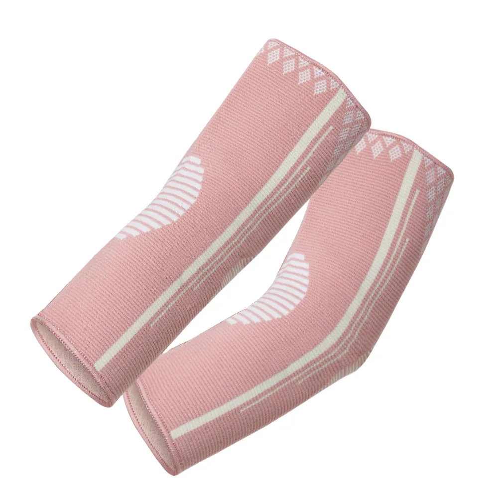 

Summer Thin Elbow Guards Arm Brace Pink S Size Tennis Support Compression Sleeve Fitness Sports Health Care Equip