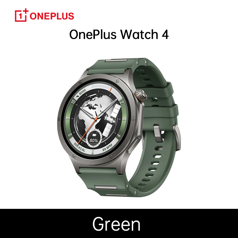 Wereldwijde versie OnePlus Watch 4 smartwatch 1,5 inch Wear OS by Google Snapdragon W5 tot 16 dagen Google Wallet - afbeelding 1