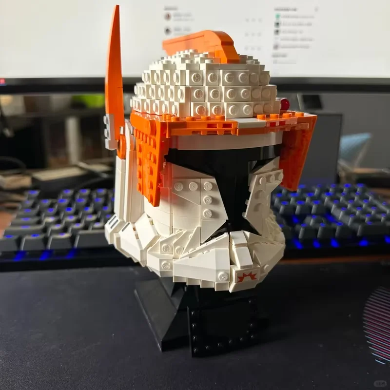 766 قطعة صالح 75350 استنساخ قائد سمك القد خوذة اللبنات ستار خطة التجمع نموذج ألعاب من الطوب الاطفال عيد الميلاد هدية عيد ميلاد