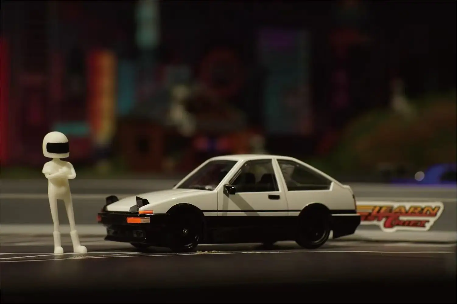 BMRX-FLD 1/28 rwd traseira-drive deriva carro de corrida rc 86 corpo escudo versão rtr crianças brinquedos presente aniversário para meninos