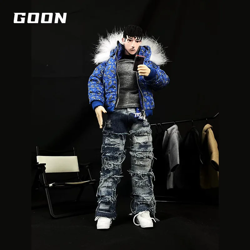 GOON x Wolfgang Original 1/6 Trendy Doll Kkluv Narchy Hipop Rapper Singer 12'' Action Figure Model Toy Collection