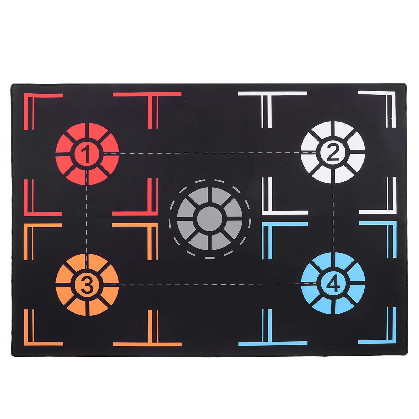 

76x106.7x0.2cm Basketball Footstep Training Mat - Non-Slip Silent Dribble Pad, Professional Basketball Sports Auxiliary Training