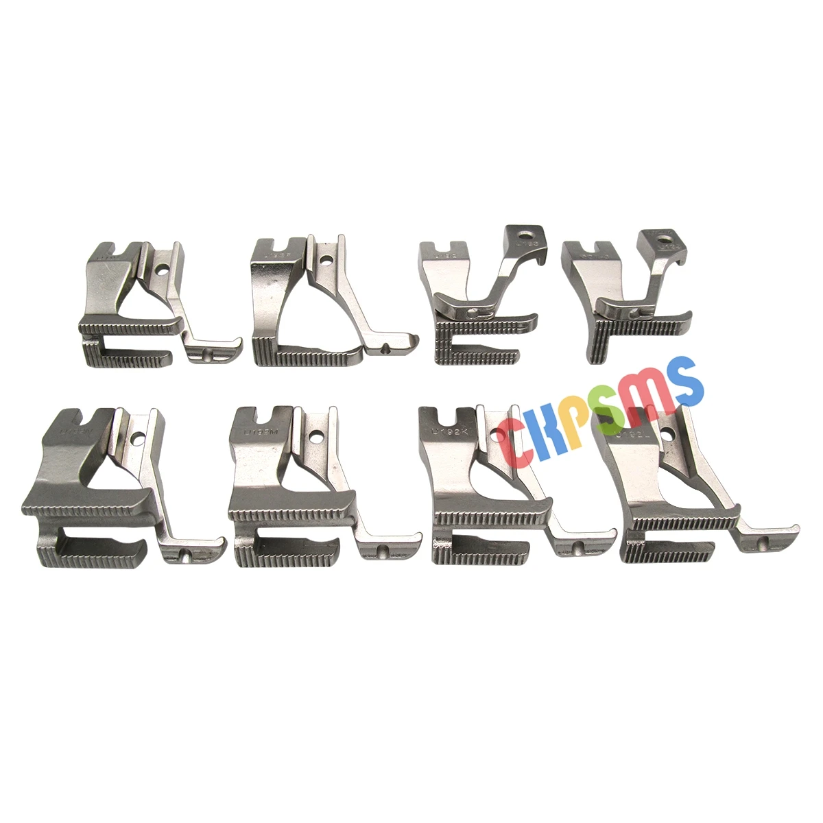 

8SET Piping & Zipper Walking Feet FOR JACK H5, H6, JUKI DU-141, DU-1181,