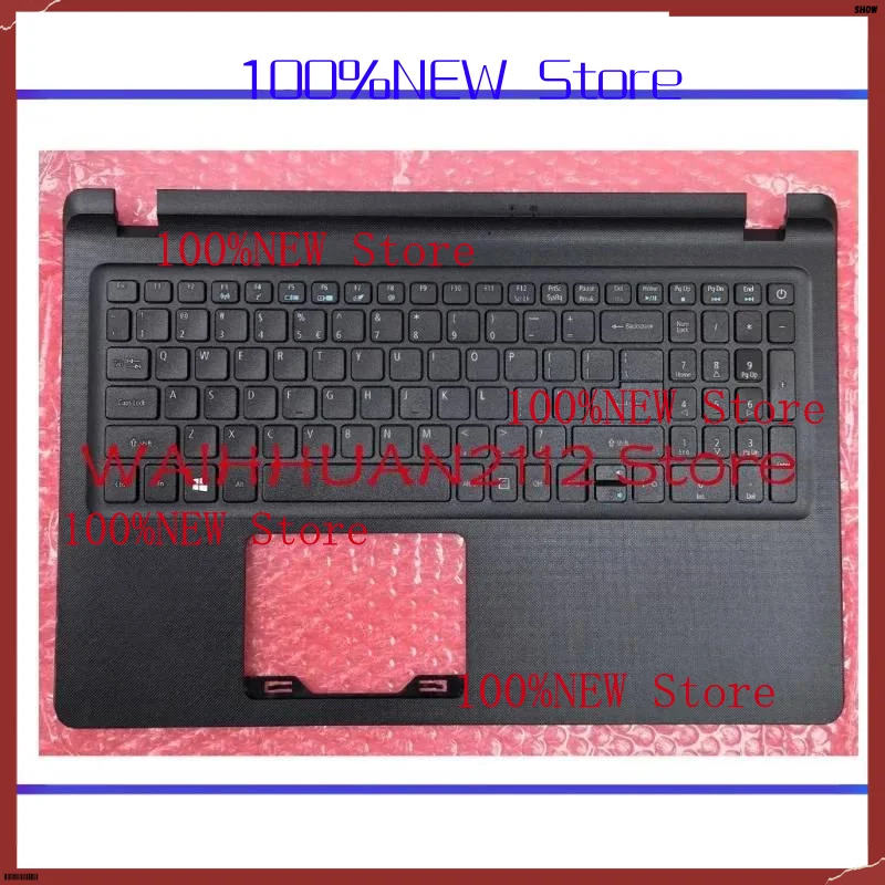 JH pour Aspire ES1-572 ES1-523 ES1-533 ES1-532 nouveau boîtier supérieur LCD repose-paume avec clavier noir