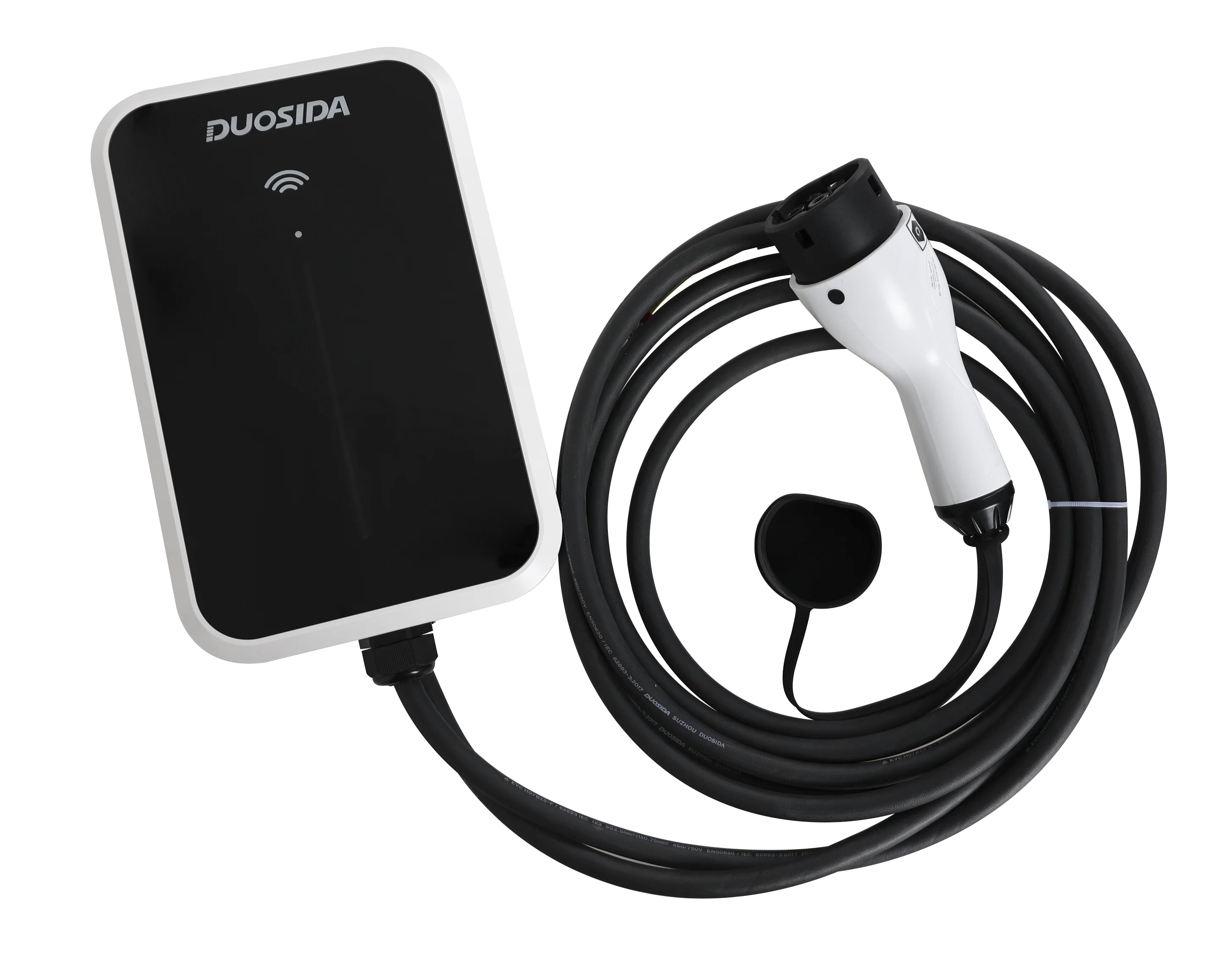 New DUOSIDA Wallbox EV Charging Station with RFID+4G+LAN+WIFI TUV/CE Certified 7kW 16A Type 2 Interface