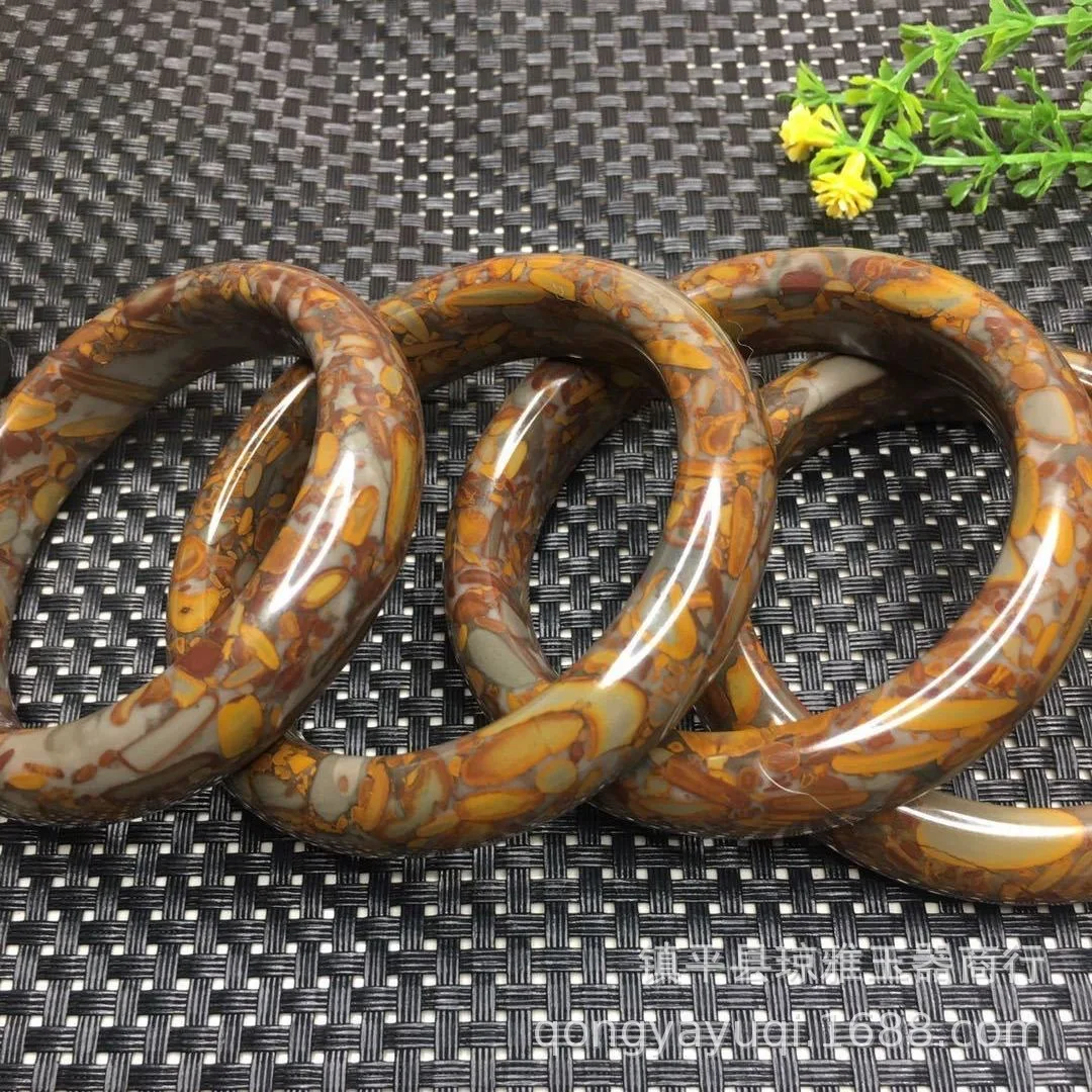 Shandong N ü wa Stone Bracelet, Colorful Jade and Jadeite, Women's Style Jade Bracelet, Wholesale, Live Streaming, Gift Supply