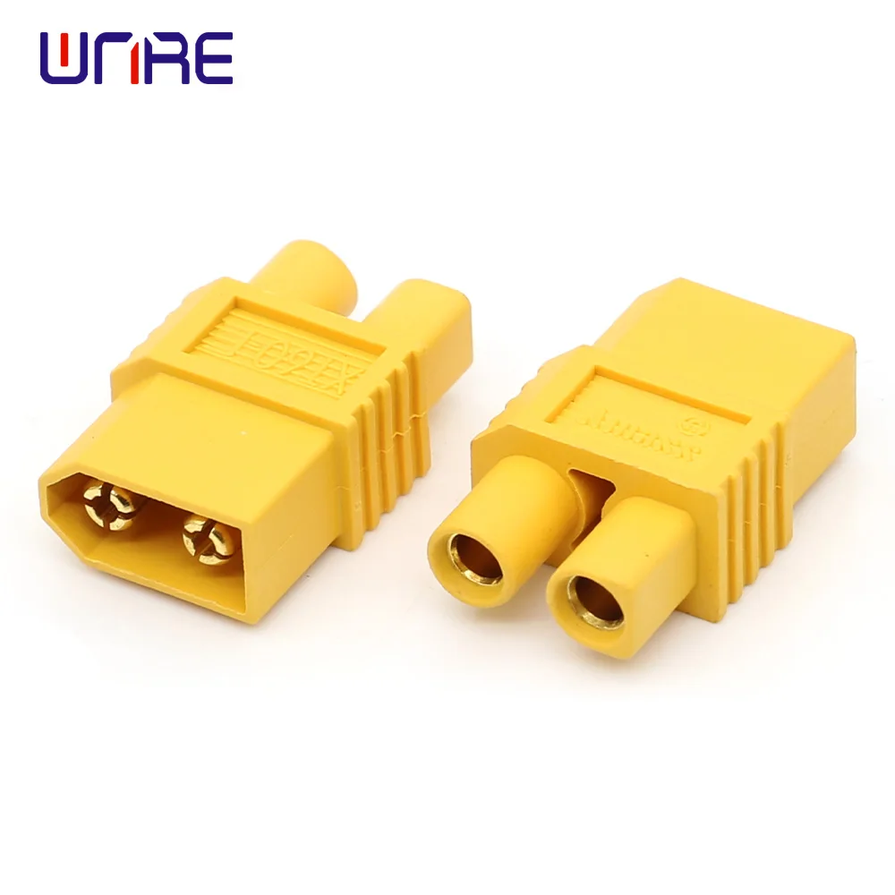 Amass XT60e XT60E connector XT60E-M Mountable XT60e Male Plug Connector for RC Models Multicopter XT60E-M Connector XT60 Panel