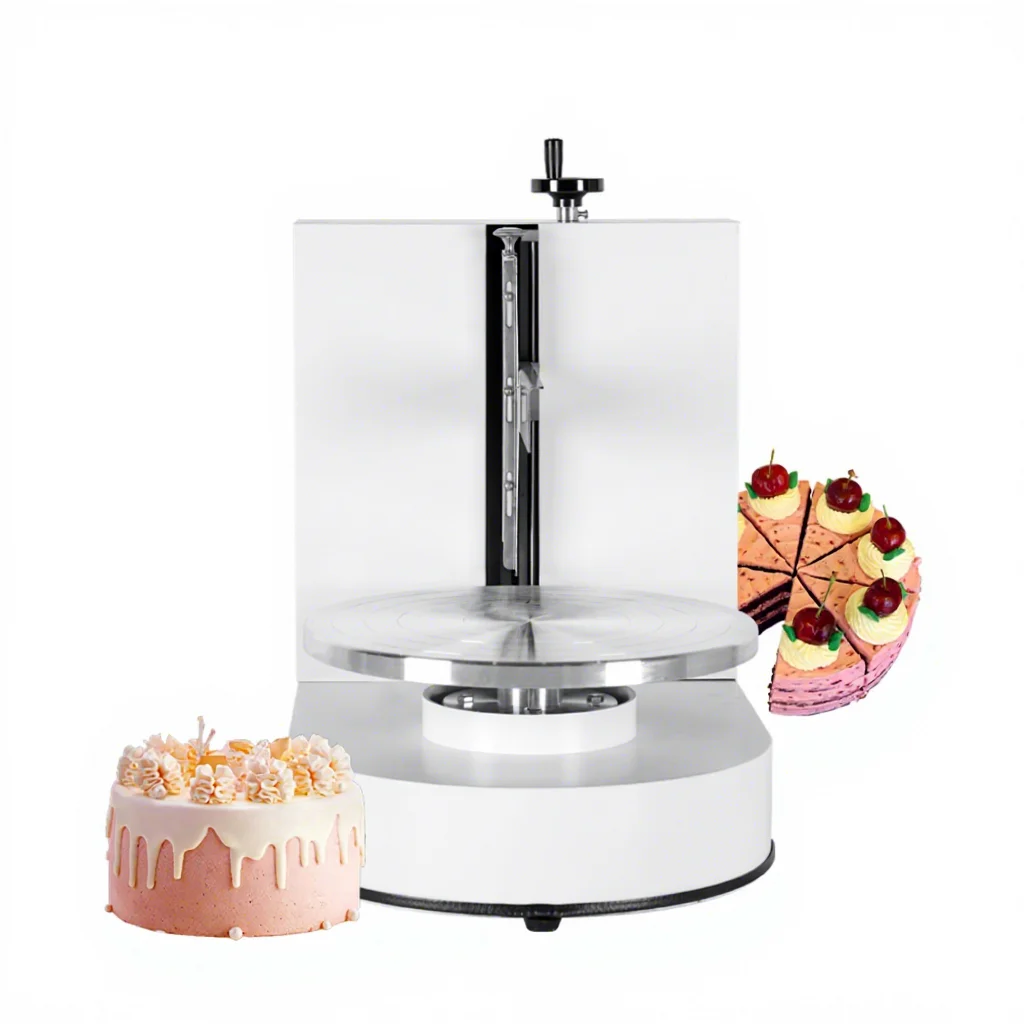 

220V 110V Commercial 4inch-12inch Automatic Cake Cream Smoothing Coating Decorating Plastering Machine Cake Icing Machine