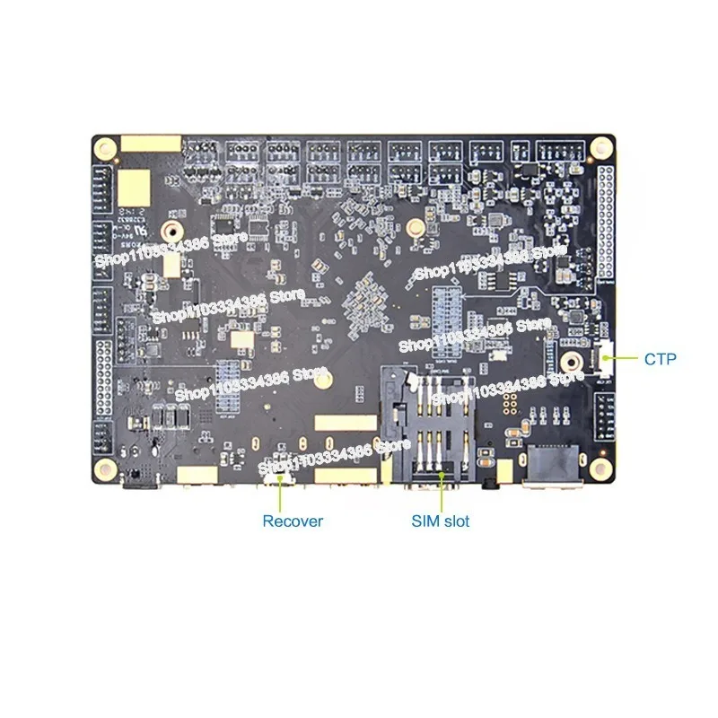 RK3568 التحكم الصناعي الطبي الأجهزة الصناعية المدمجة التي تعمل باللمس الكل في واحد آلة أوبونتو اللوحة الرئيسية #4