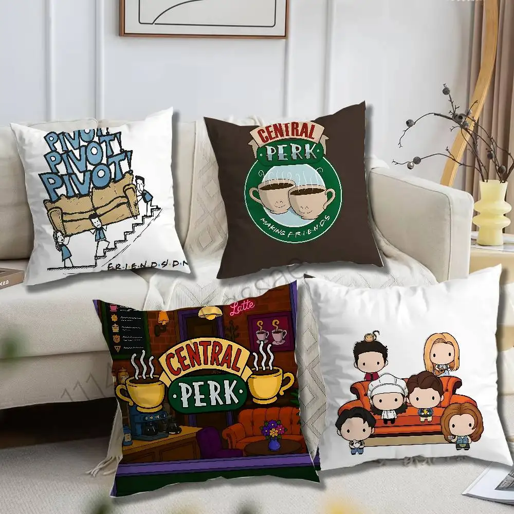 F-Friends Central Perk Pillow cases Sofa cushion cover home bedroom room decoration