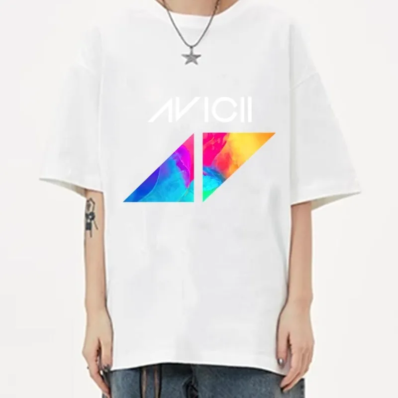 Avicii Dj T Shirt Women Couple Clothes Short Sleeve Collar Fashion Man Cotton Summer Sporty