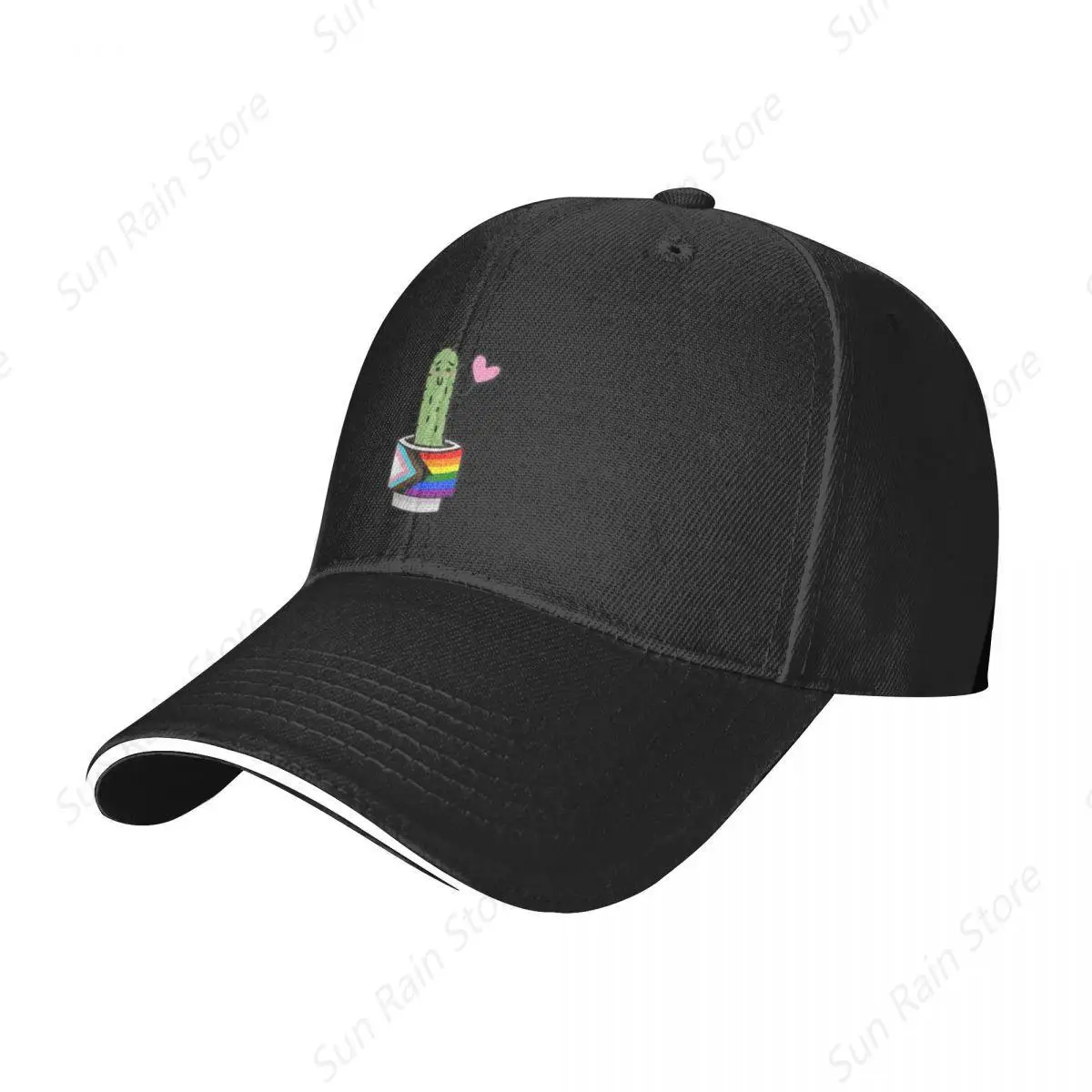 Progress Pride Cactus Baseball Cap Hip Hop Trucker Cap Women Caps Men's