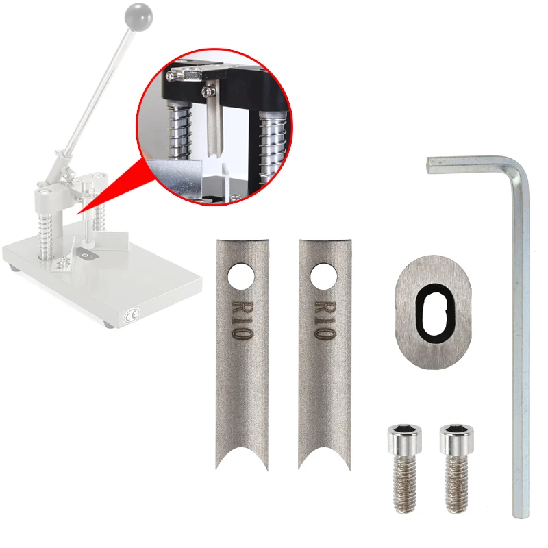 Die Blade for Corner Rounder Cutter Machine Manual Corner Cutting Rounding Machine Replacement Parts Hand Tool Accessories Sets