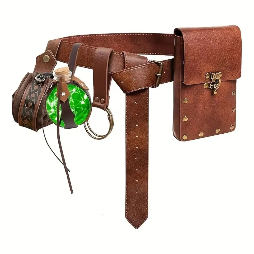 

Must-have Hot Item! Steampunk Mobile Phone Bag, Medieval Renaissance Style Sports Fanny Pack is Super Practical