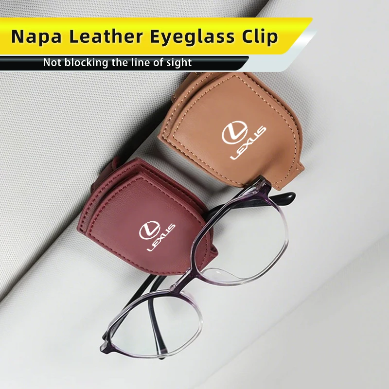 Car Visor Glasses Clip Sunglasses Box Card Holder Interior For Lexus CT200h ES250 ES300h IS250 IS200 GS300 GS460 GX470 LS400