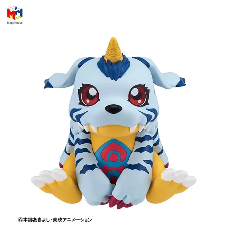 

In Stock Megahouse Look Up Digimon Adventure Gabumon Original Anime Figure Model Toys for Boy Action Figures Collection Doll Pvc