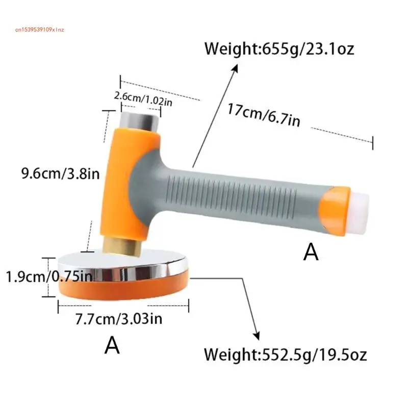 Metal Stamping Hammer Stamp Metal Block Metal Punching Tools Metal Flattening Tools Suitable for Jewelers and Crafters