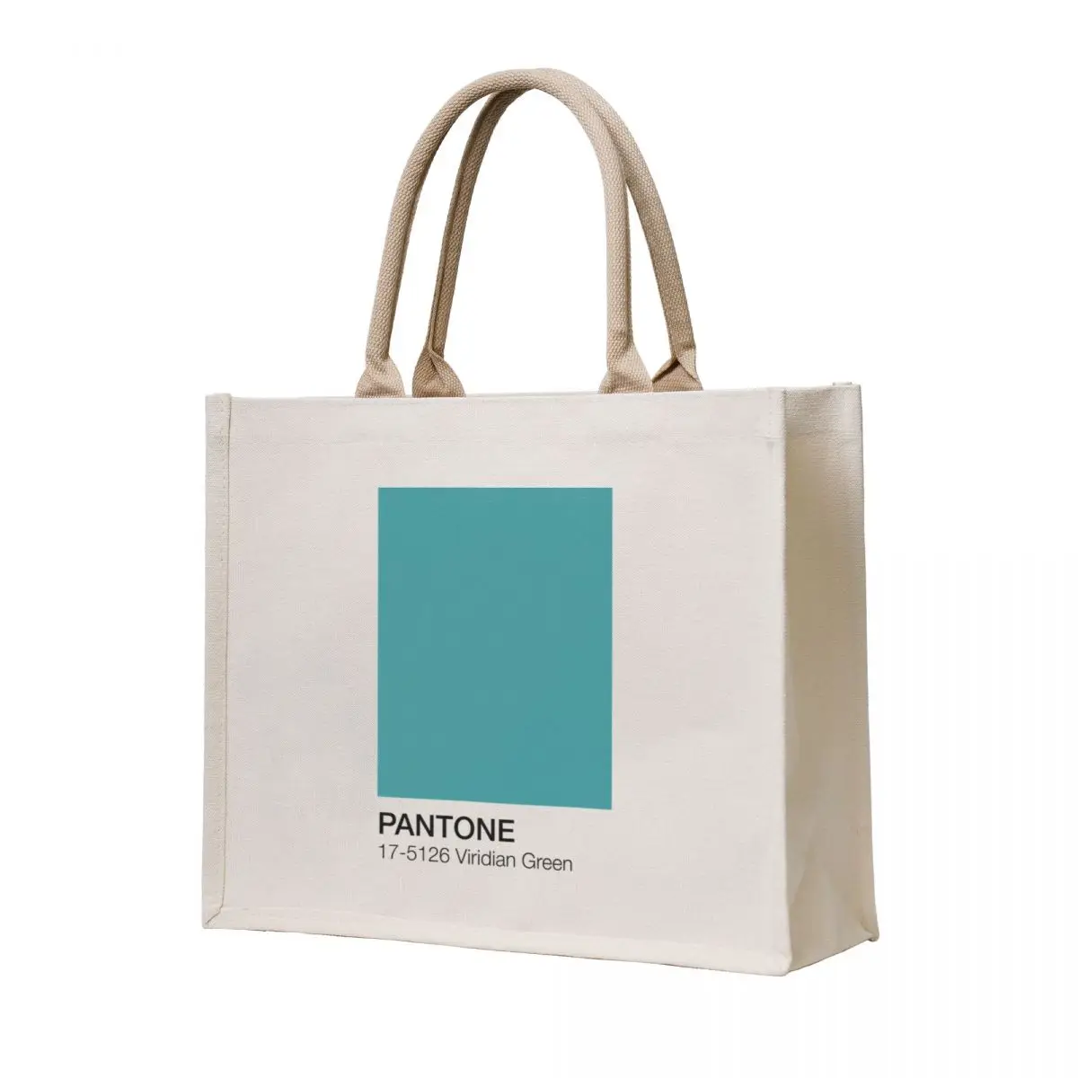 

Viridian Green Pantone Shade Tote Bag eco bag folding tote bag shopper women canvas Canvas stote
