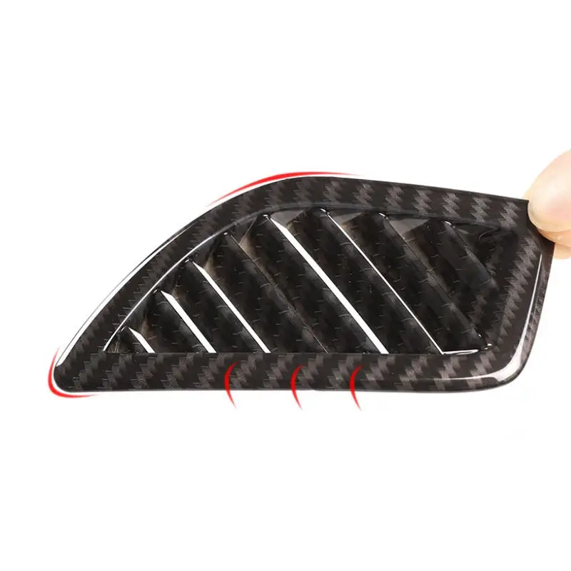 

2pcs Car Carbon Fiber Texture ABS Dashboard Air Outlet Cover Trim For BMW 2 Series Sedan F22 F23 2014 2015 2016 2017 2018 2019