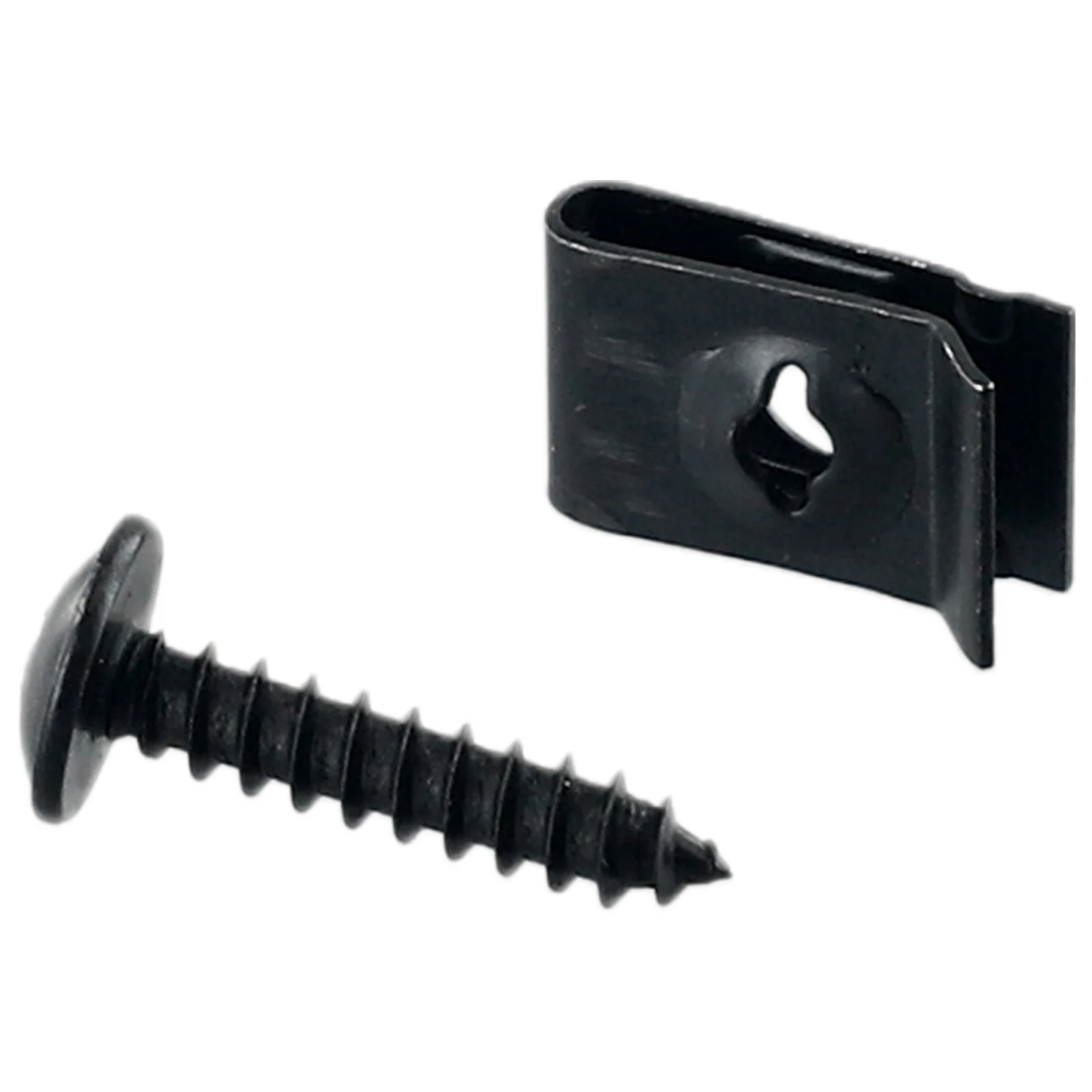 

Metal U-type Clips Panel Fasteners Parts Replacement With Screw 20Set Accessory Car Bumper Fender Trim High Quality